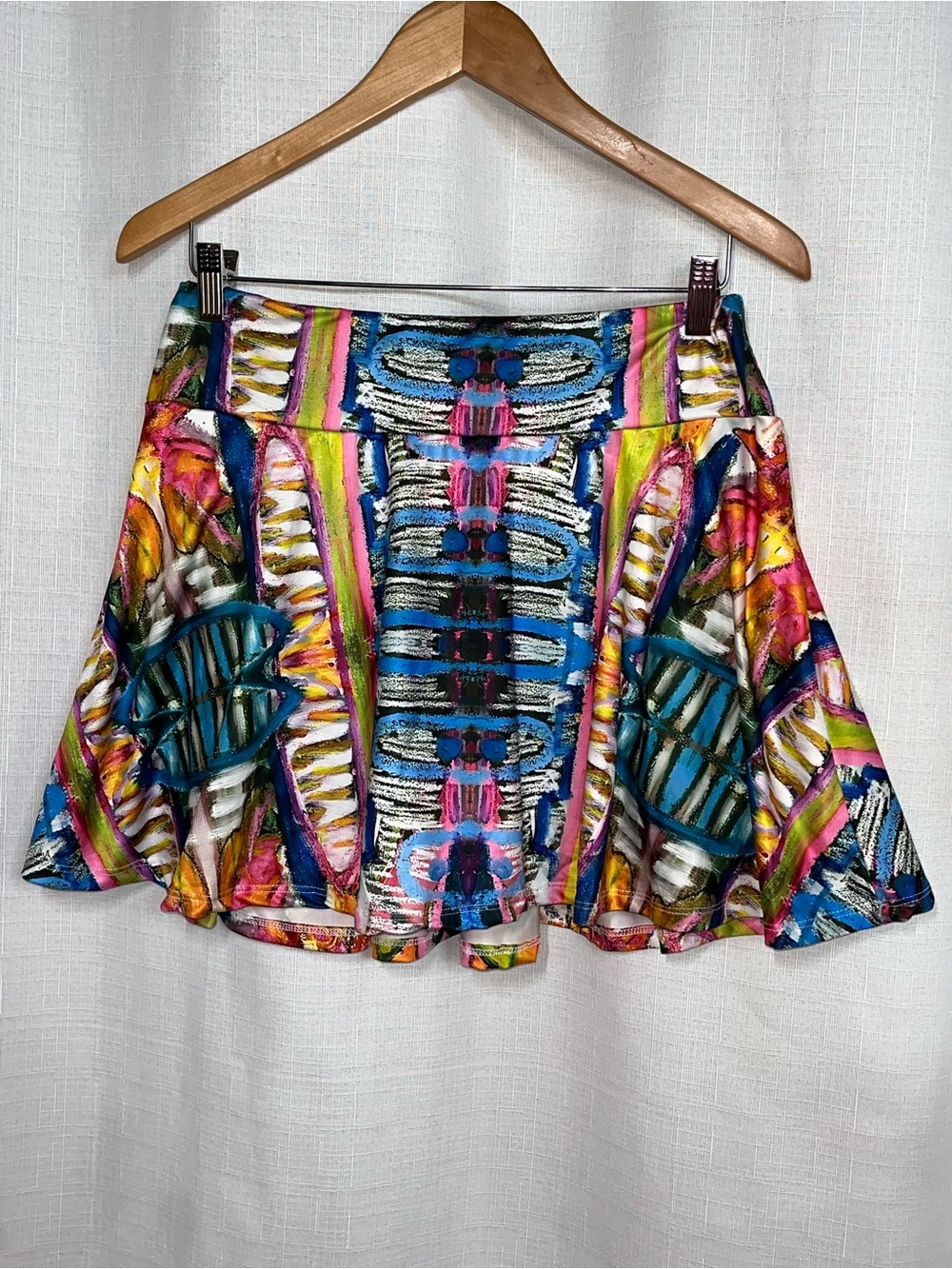 Abstract Print Athletic Skort XL Tennis Golf Running Moisture Wicking